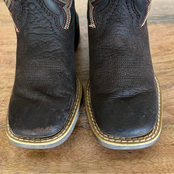 Durango® Lil' Rebel Pro™ Little Kid's Brown Western Boot Size 10M - Picture 4 of 11